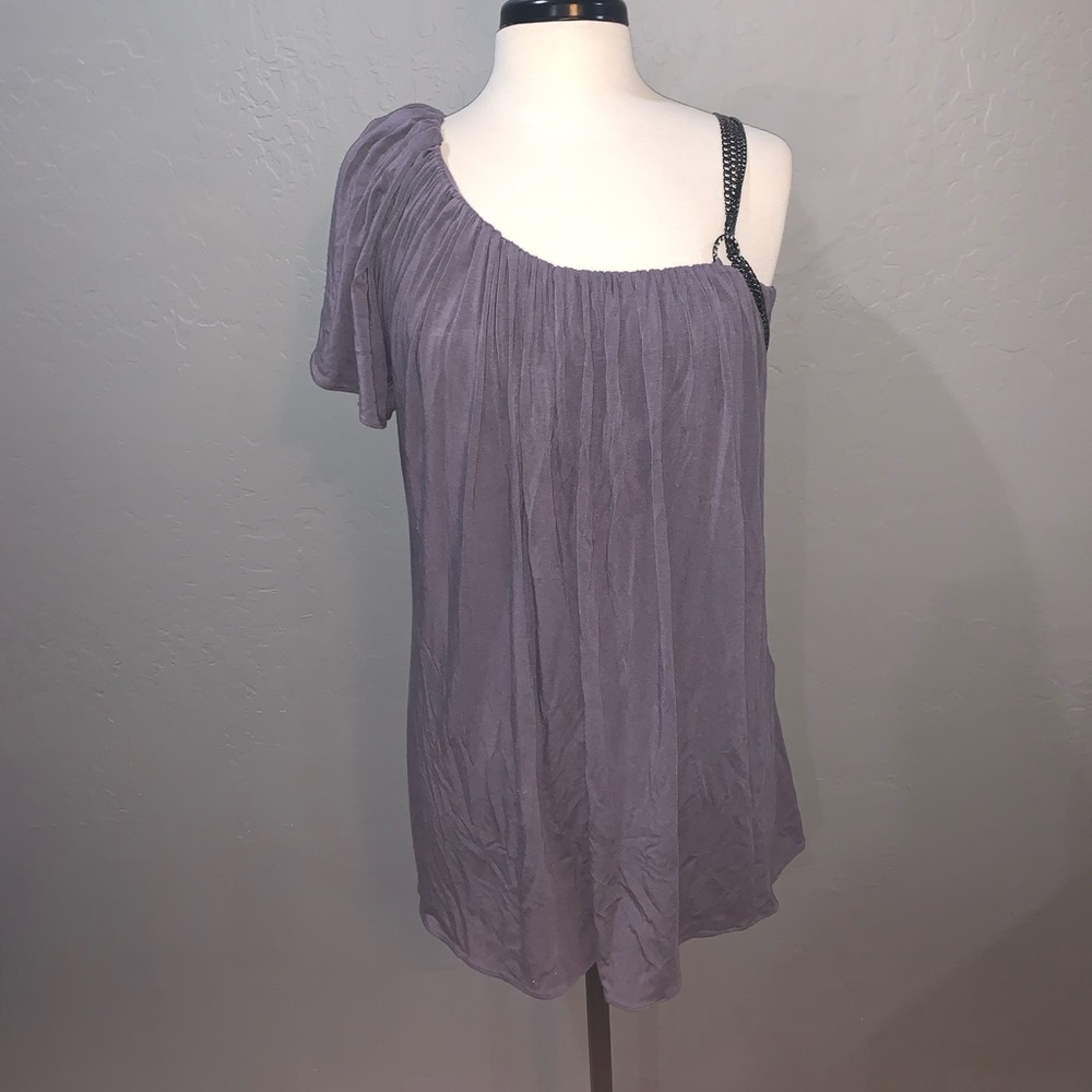 Gray One Should Sky Top Size Large